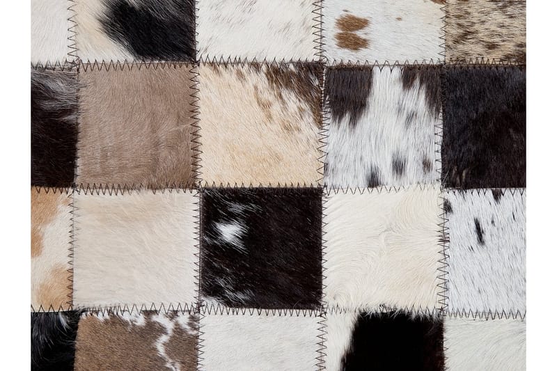 Matta Hibben 140x200 cm Läder - Vit - Textil & mattor - Matta - Fäll & skinnmatta
