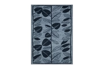 Löv Flatvävd Matta 133x190 cm - Blå - Textil & mattor - Matta - Flatvävd matta