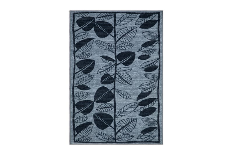 Löv Flatvävd Matta 133x190 cm - Blå - Textil & mattor - Matta - Flatvävd matta