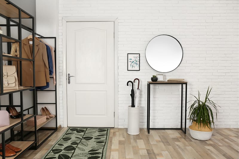 Löv Flatvävd Matta 80x150 cm - Grön - Textil & mattor - Matta - Flatvävd matta