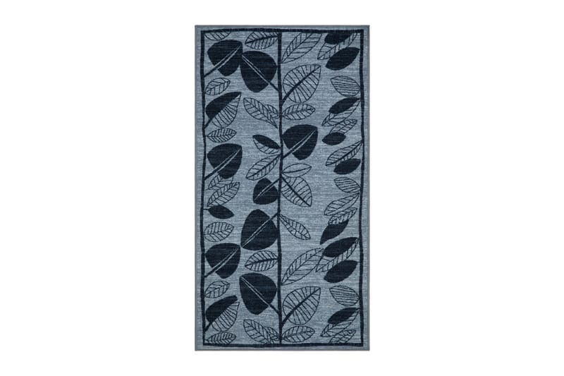 Löv Flatvävd Matta 80x200 cm - Blå - Textil & mattor - Matta - Flatvävd matta