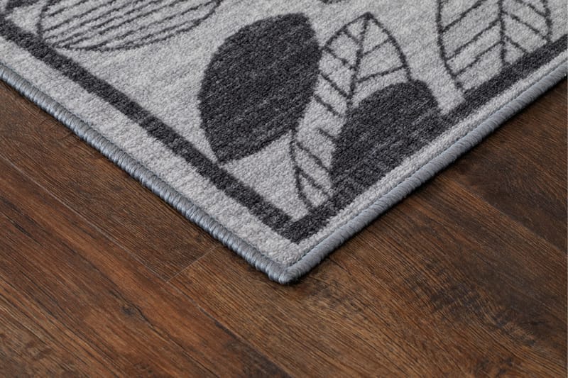 Löv Flatvävd Matta 80x200 cm - Grå - Textil & mattor - Matta - Flatvävd matta
