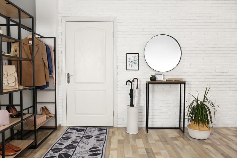Löv Flatvävd Matta 80x200 cm - Grå - Textil & mattor - Matta - Flatvävd matta