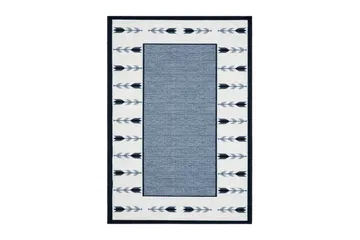 Tulpan Flatvävd Matta 133x190 cm - Blå - Textil & mattor - Matta - Flatvävd matta