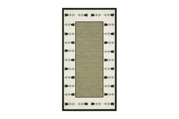 Tulpan Flatvävd Matta 57x200 cm - Grön - Textil & mattor - Matta - Flatvävd matta