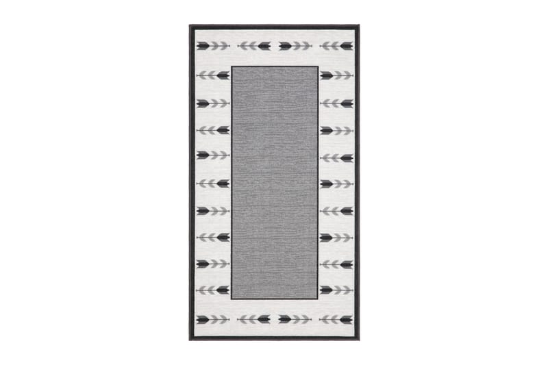 Tulpan Flatvävd Matta 80x150 cm, Grå