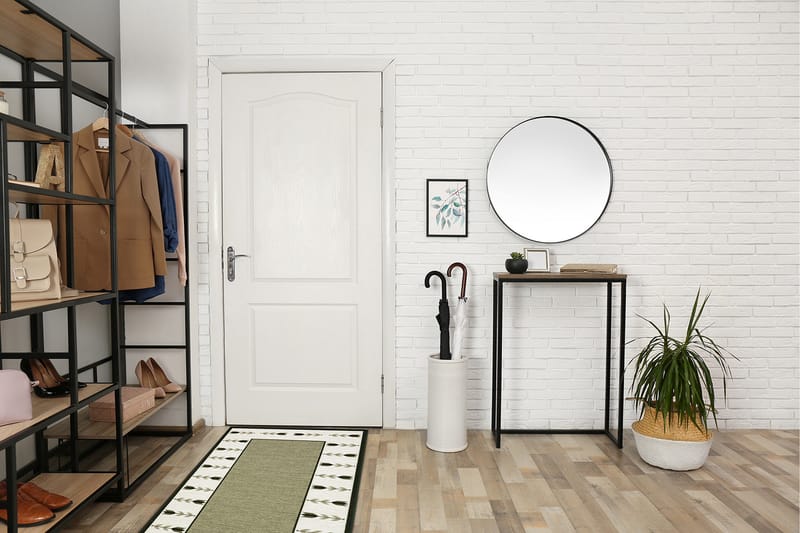 Tulpan Flatvävd Matta 80x150 cm - Grön - Textil & mattor - Matta - Flatvävd matta