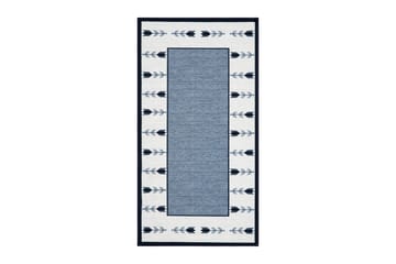Tulpan Flatvävd Matta 80x200 cm - Blå - Textil & mattor - Matta - Flatvävd matta