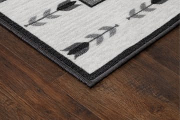 Tulpan Flatvävd Matta 80x200 cm - Grå - Textil & mattor - Matta - Flatvävd matta