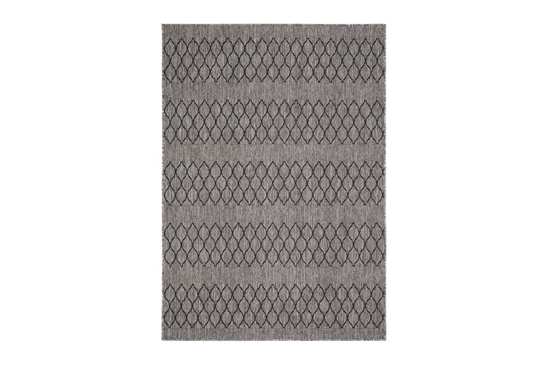 Madrid Bell Flatvävd Matta 160x230 - Grå/Svart - Textil & mattor - Matta - Flatvävd matta