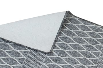 Madrid Bell Flatvävd Matta 160x230 - Grå/Vit - Textil & mattor - Matta - Flatvävd matta