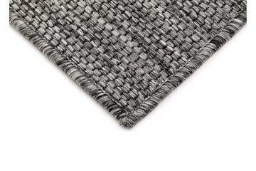 Madrid Square Flatvävd Matta 80x240 - Grå/Svart - Textil & mattor - Matta - Flatvävd matta