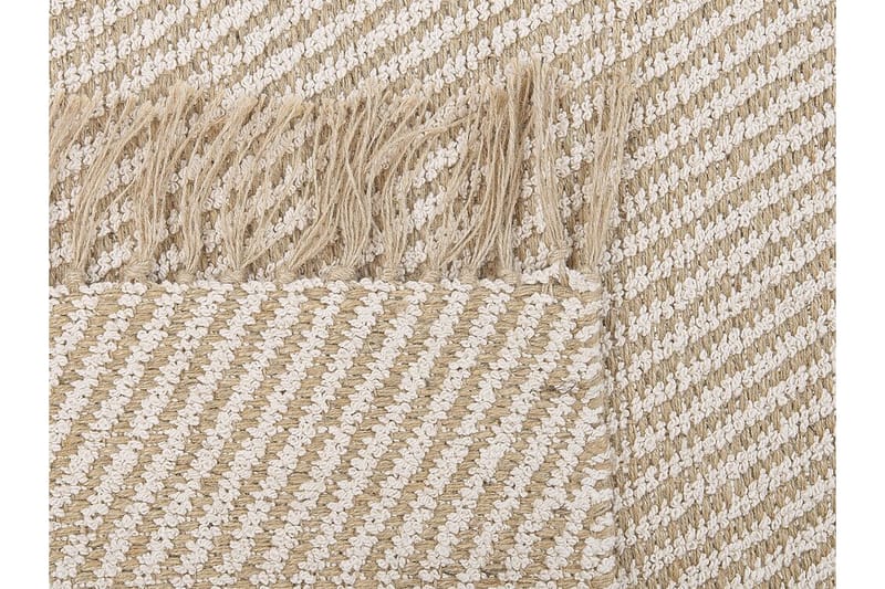 Matta 140 x 200 cm beige ALADAG - Beige - Textil & mattor - Matta - Flatvävd matta