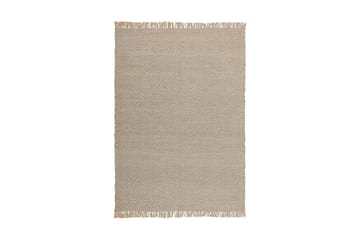 Matta 140 x 200 cm beige ALADAG - Beige - Textil & mattor - Matta - Flatvävd matta