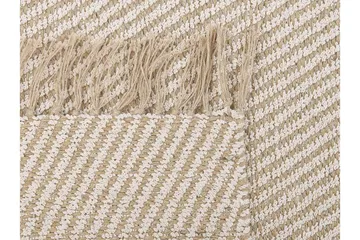 Matta 140 x 200 cm beige ALADAG - Beige - Textil & mattor - Matta - Flatvävd matta