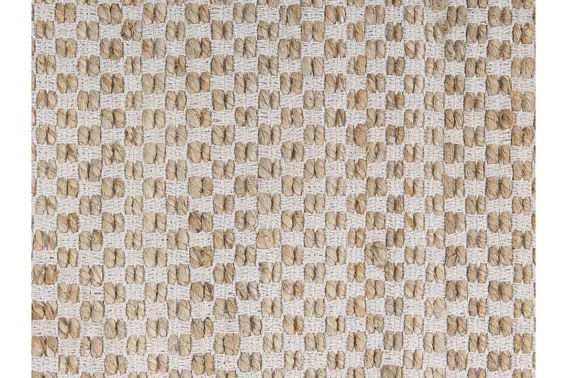 Matta 140 x 200 cm beige ZERDALI - Beige - Flatvävd matta