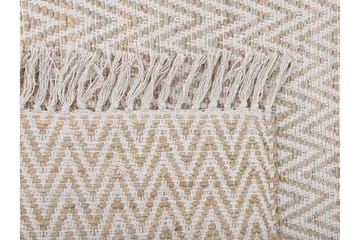 Matta beige 140 x 200 cm AFRIN - Beige - Textil & mattor - Matta - Flatvävd matta