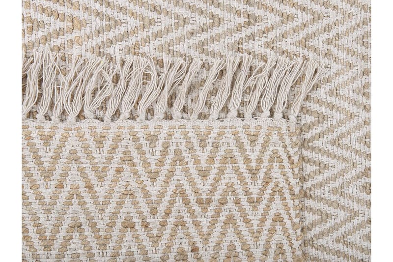 Matta beige 140 x 200 cm AFRIN - Beige - Textil & mattor - Matta - Flatvävd matta