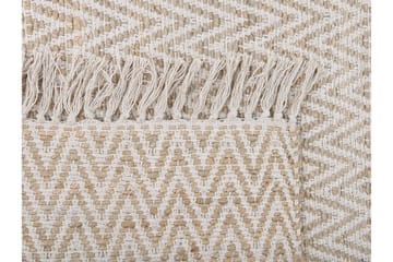 Matta beige 140 x 200 cm AFRIN - Beige - Textil & mattor - Matta - Flatvävd matta