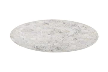 Matta Demirci 140 cm Rund - Silver - Textil & mattor - Matta - Flatvävd matta