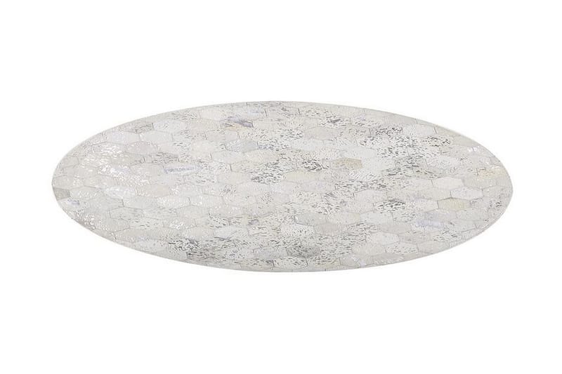 Matta Demirci 140 cm Rund - Silver - Textil & mattor - Matta - Flatvävd matta