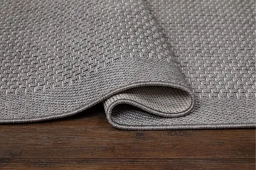 Miami Flatvävd Matta 133x190 cm - Grå - Textil & mattor - Matta - Flatvävd matta