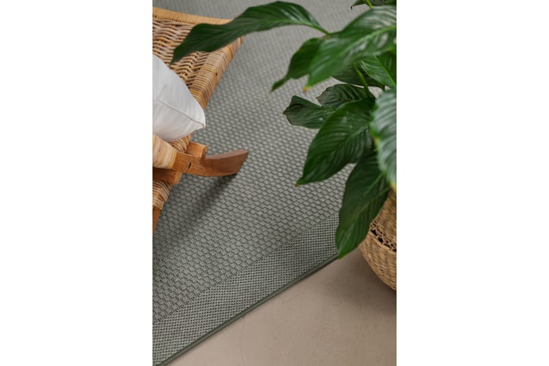 Miami Flatvävd Matta 133x190 cm - Grön - Textil & mattor - Matta - Flatvävd matta