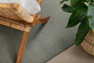 Miami Flatvävd Matta 133x190 cm - Grön - Textil & mattor - Matta - Flatvävd matta