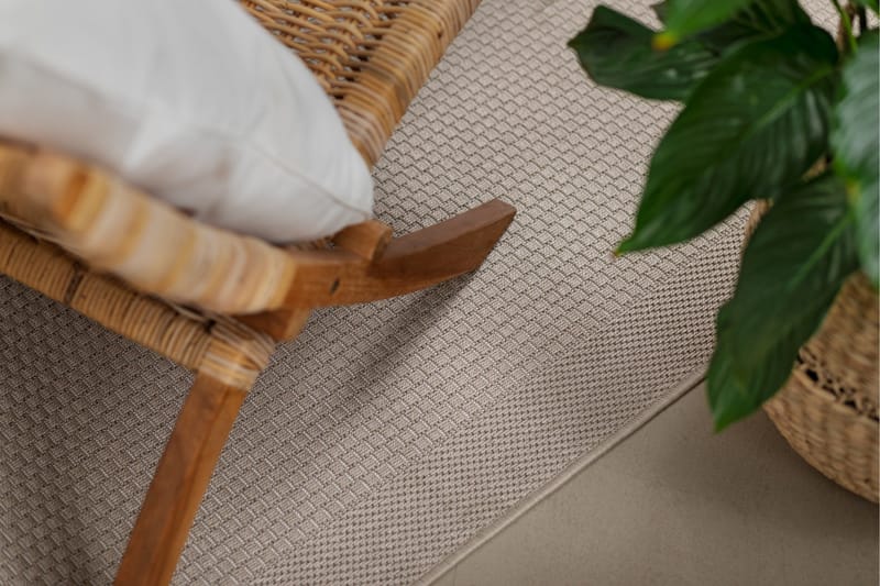 Miami Flatvävd Matta 133x190 cm - Natur - Textil & mattor - Matta - Flatvävd matta