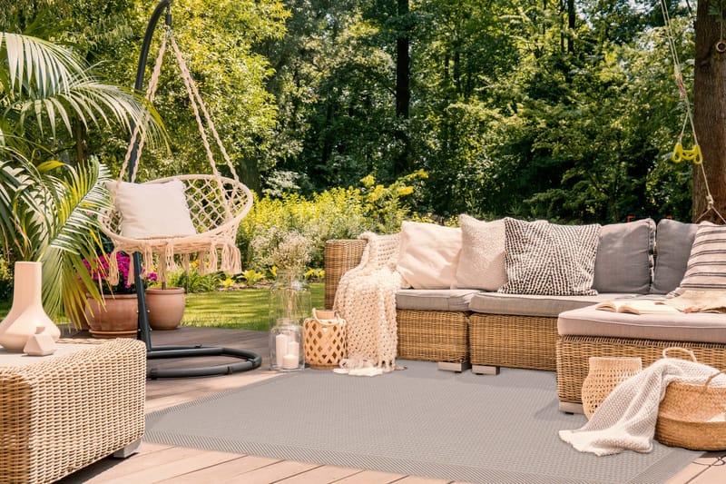 Miami Flatvävd Matta 133x190 cm - Natur - Textil & mattor - Matta - Flatvävd matta