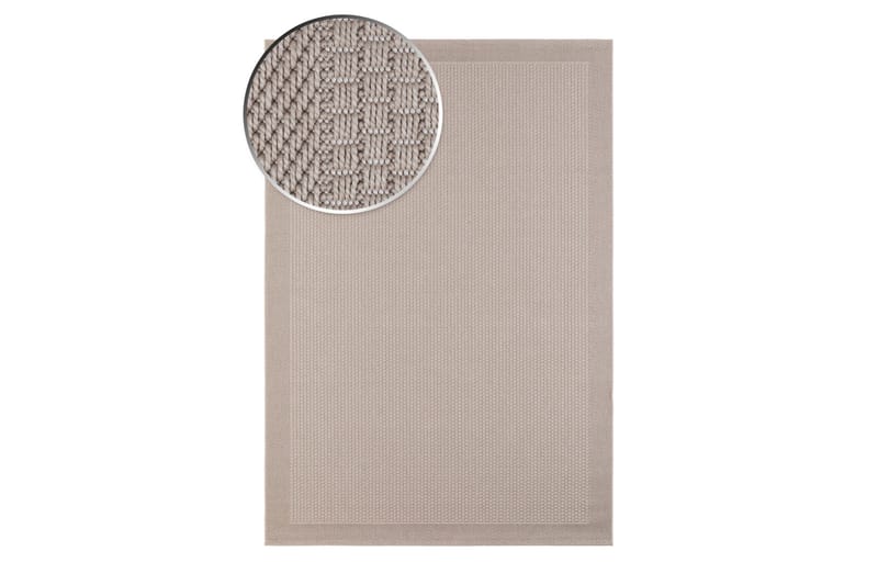 Miami Flatvävd Matta 133x190 cm - Natur - Textil & mattor - Matta - Flatvävd matta