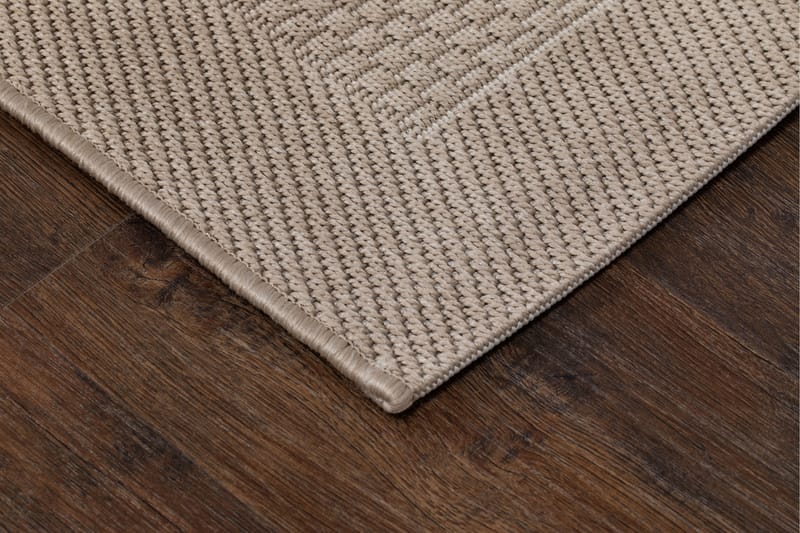 Miami Flatvävd Matta 133x190 cm - Natur - Textil & mattor - Matta - Flatvävd matta