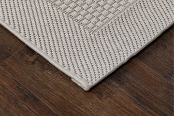 Miami Flatvävd Matta 133x190 cm - Vit - Textil & mattor - Matta - Flatvävd matta