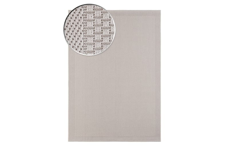 Miami Flatvävd Matta 133x190 cm - Vit - Textil & mattor - Matta - Flatvävd matta