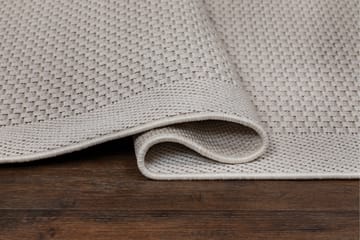Miami Flatvävd Matta 133x190 cm - Vit - Textil & mattor - Matta - Flatvävd matta