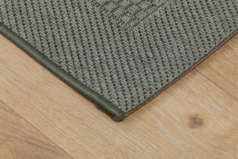 Miami Flatvävd Matta 160x230 cm - Grön - Textil & mattor - Matta - Flatvävd matta