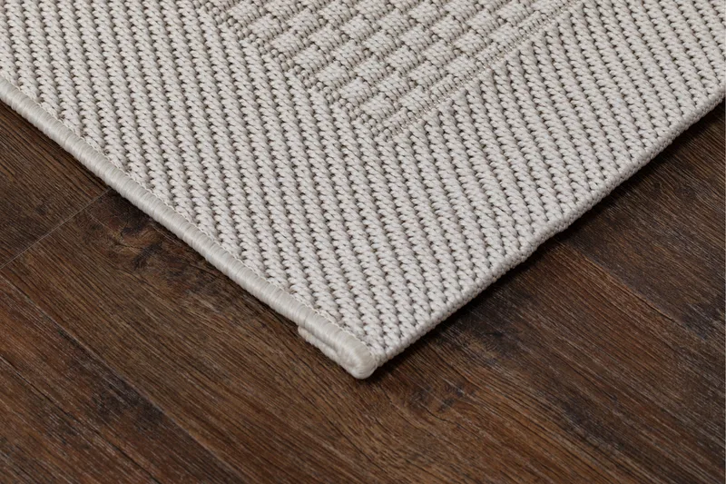 Miami Flatvävd Matta 200x290 cm - Vit - Textil & mattor - Matta - Flatvävd matta