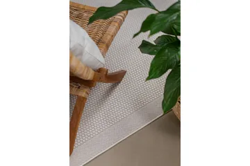 Miami Flatvävd Matta 200x290 cm - Vit - Textil & mattor - Matta - Flatvävd matta