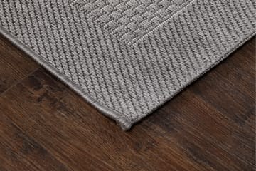 Miami Flatvävd Matta Fyrkantig 200x200 cm - Grå - Textil & mattor - Matta - Flatvävd matta