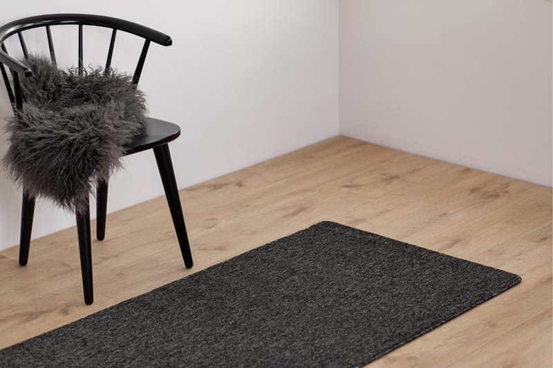 Porto Flatvävd Matta 80x250 cm - Antracit - Textil & mattor - Matta - Flatvävd matta
