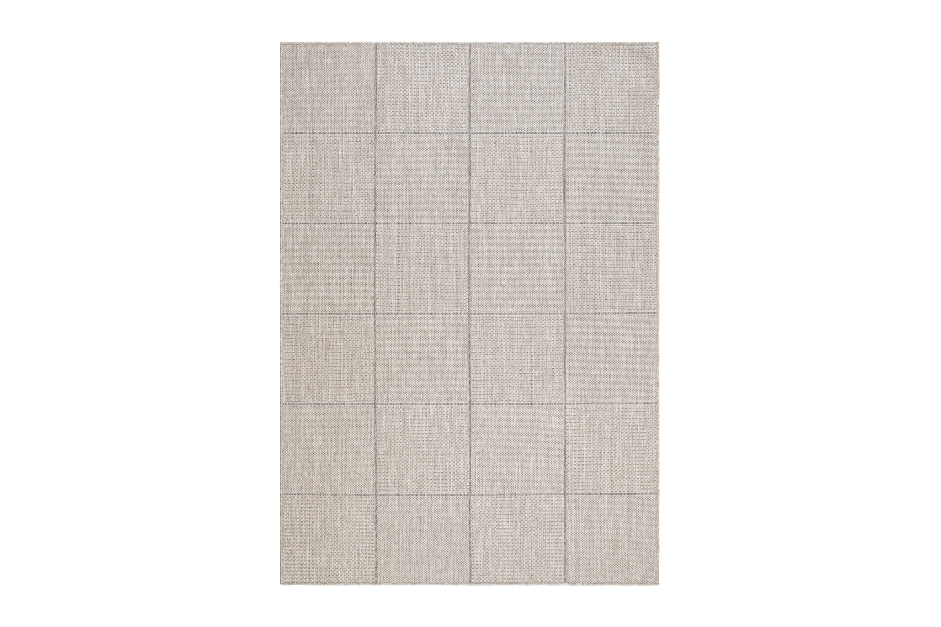 madrid flatvävd matta 160x230 cm - linne