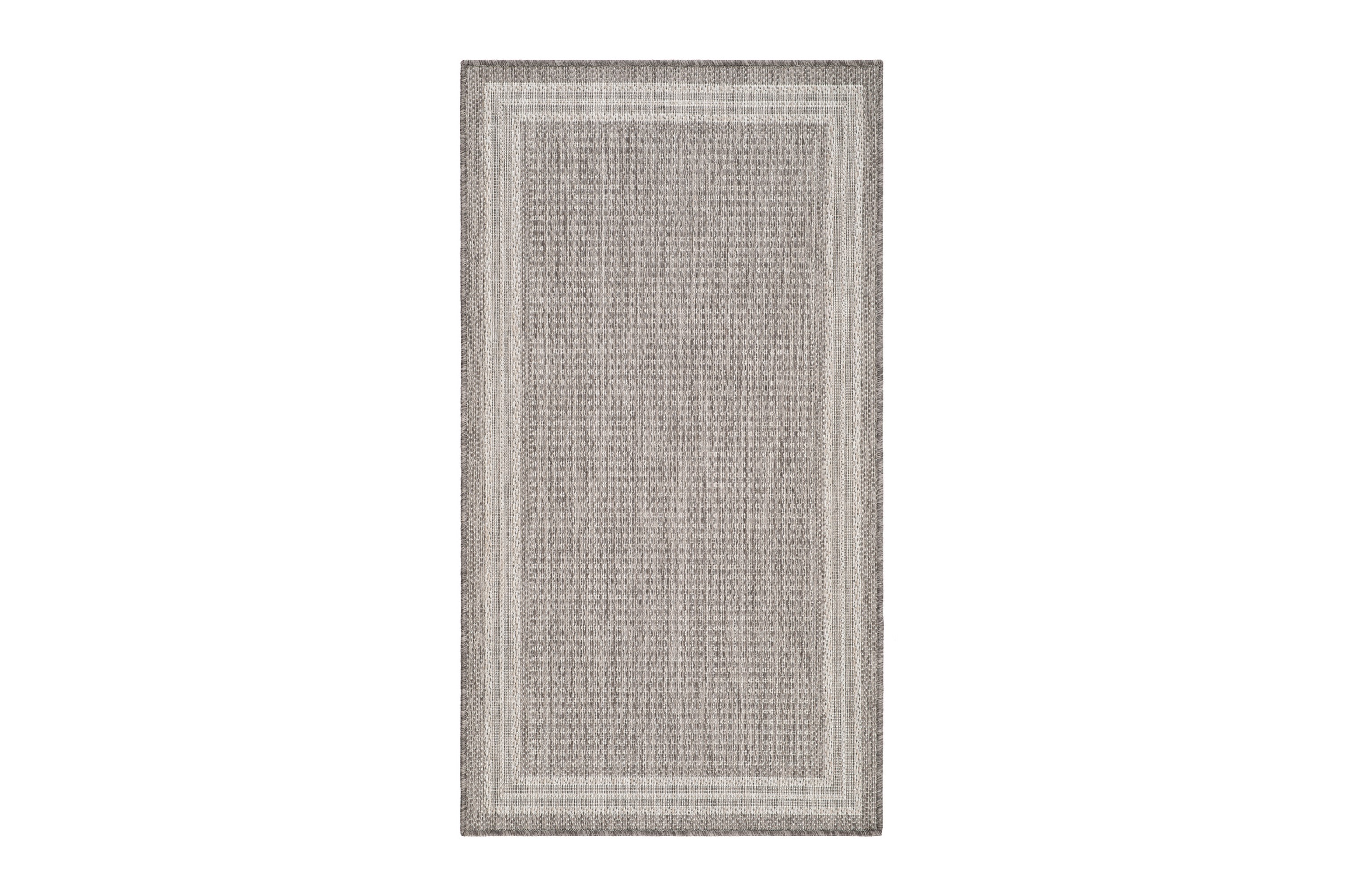 madrid flatvävd matta 80x150 cm - linne