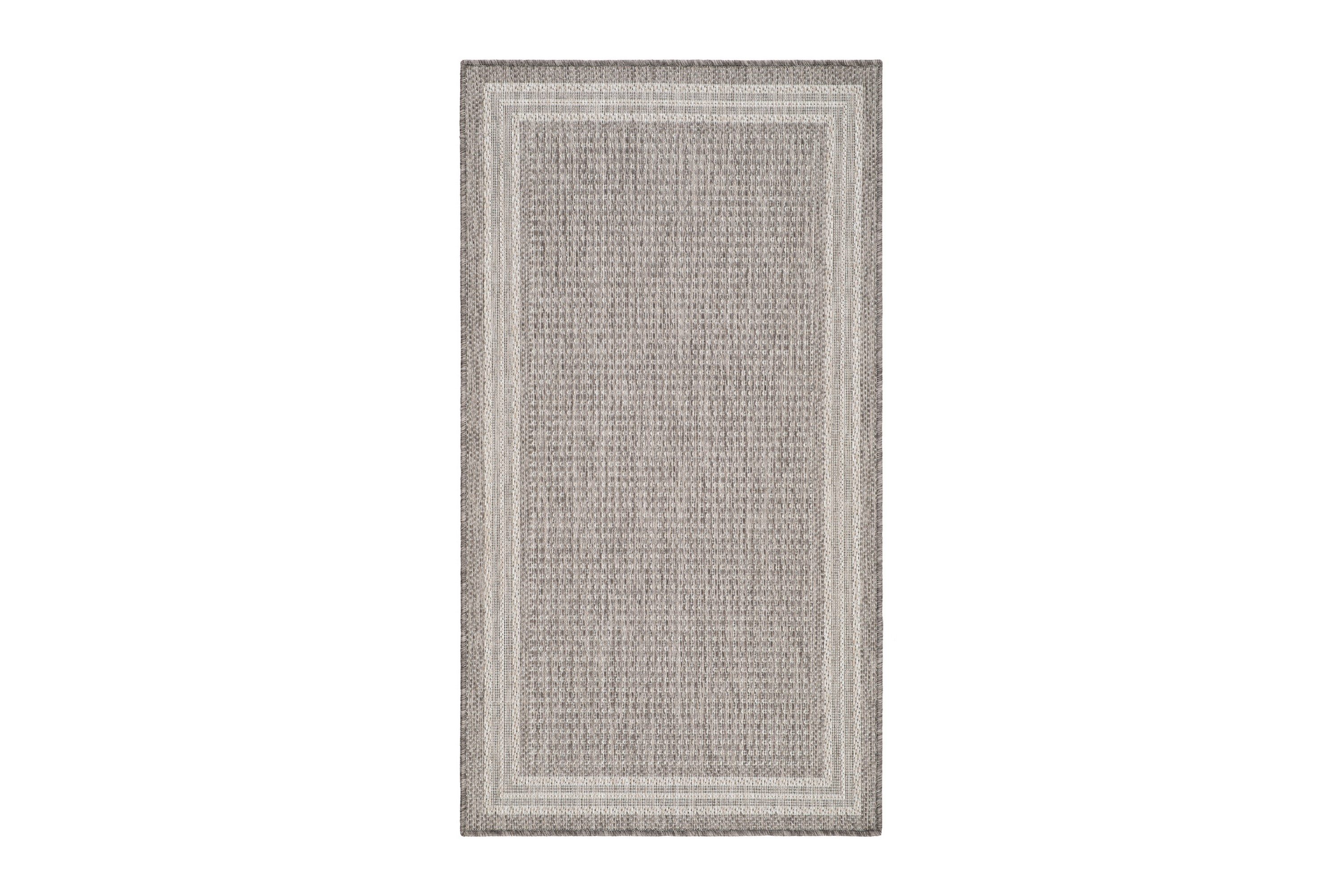 madrid flatvävd matta 80x240 cm - linne