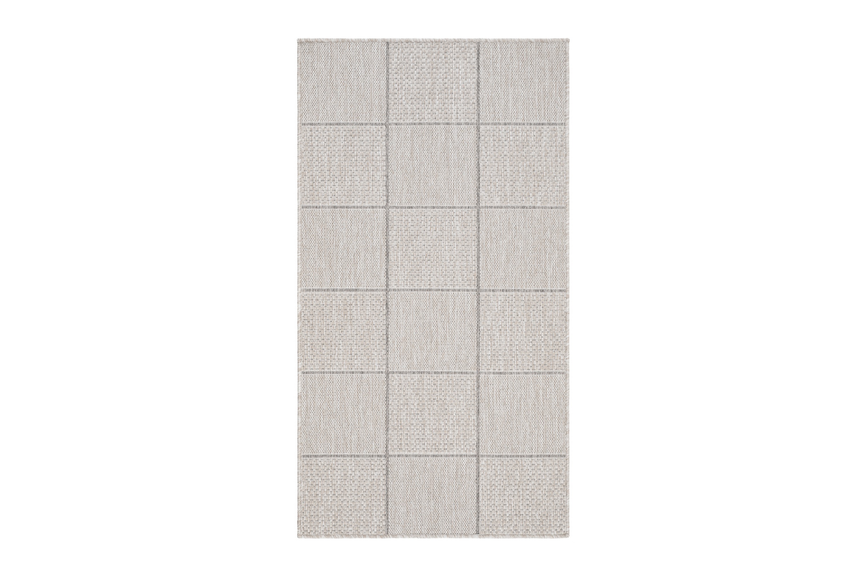 madrid flatvävd matta 80x340 cm - linne