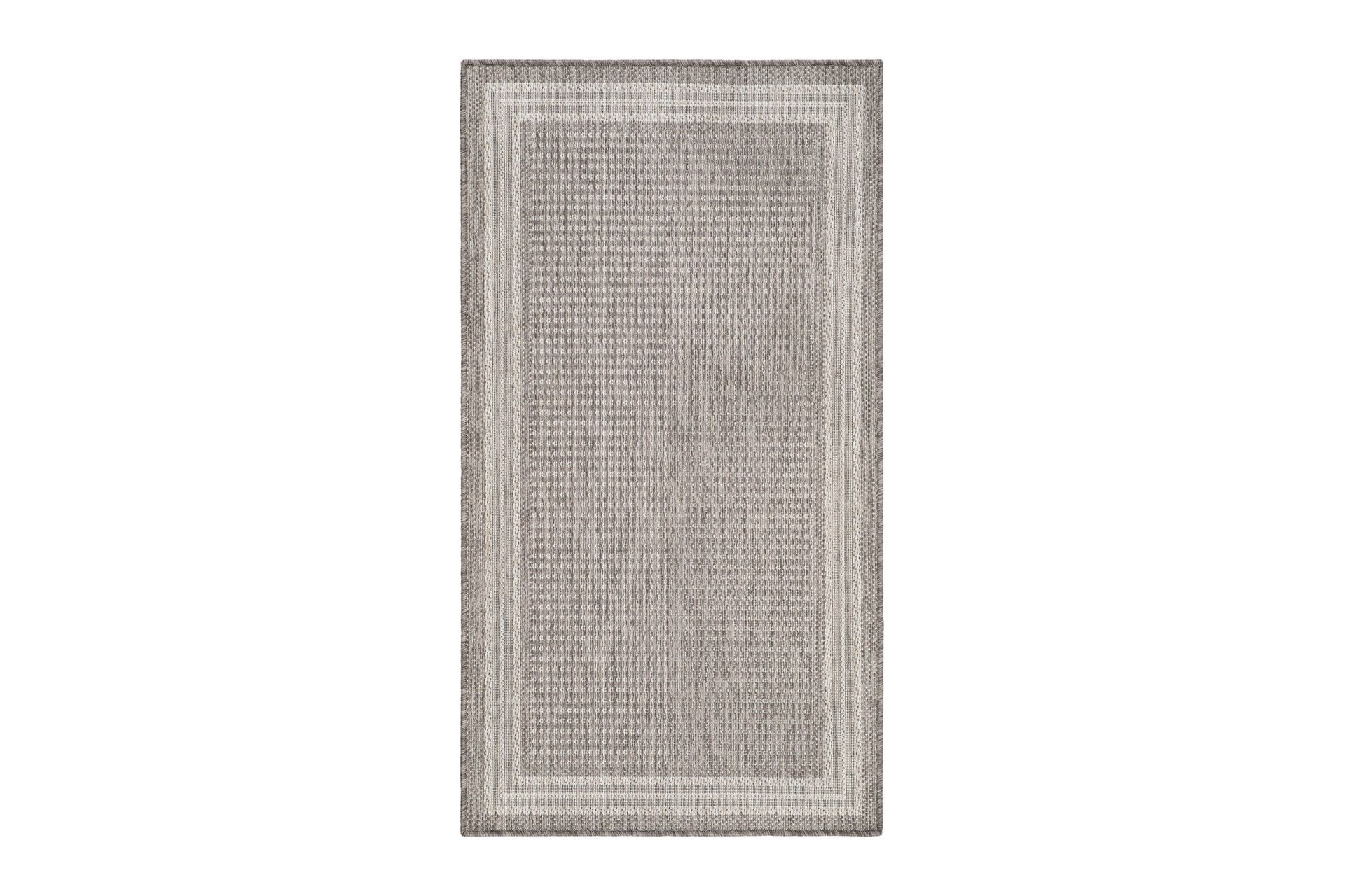 madrid flatvävd matta 80x340 cm - linne