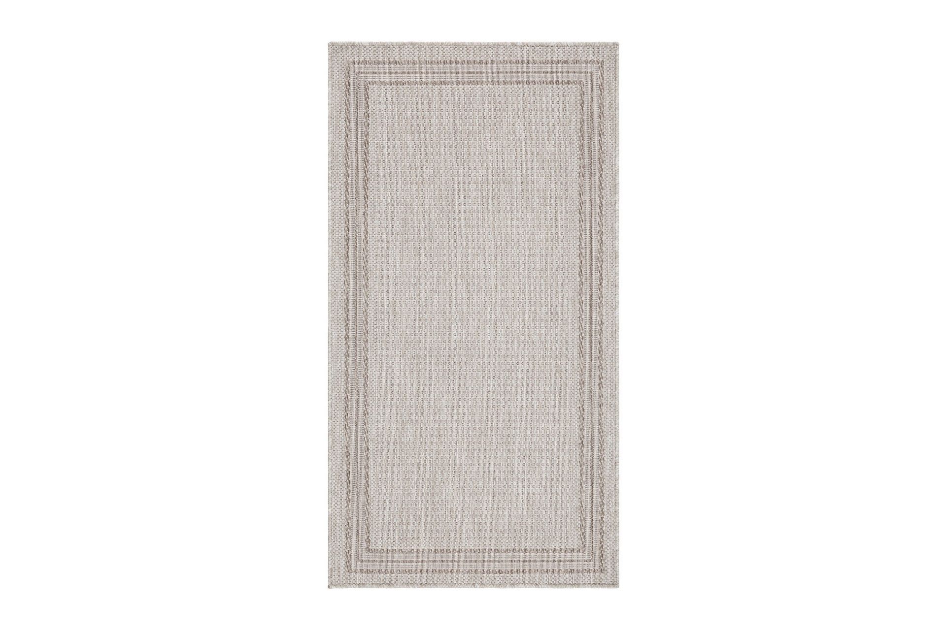 madrid flatvävd matta 80x340 cm - linne