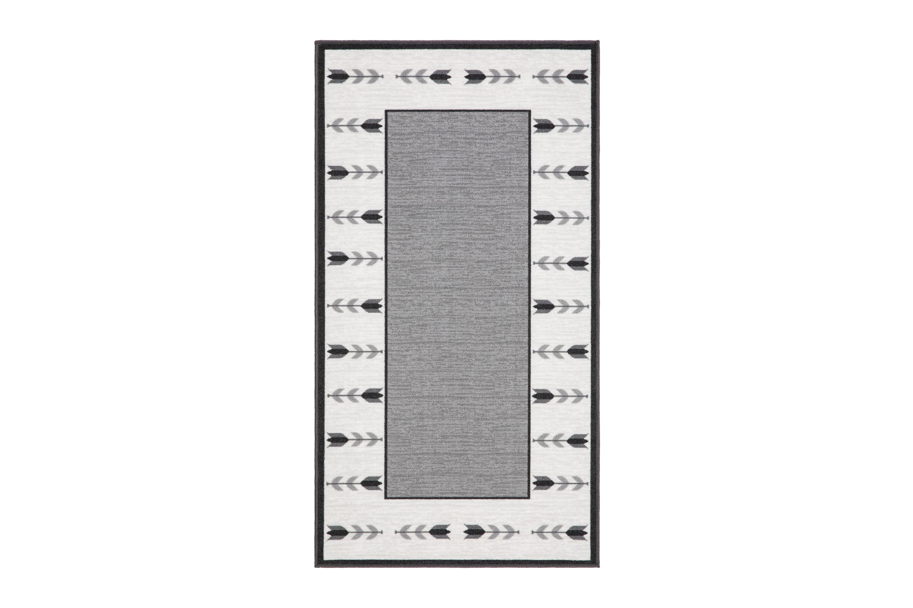 Tulpan Flatvävd Matta 57x200 cm Grå