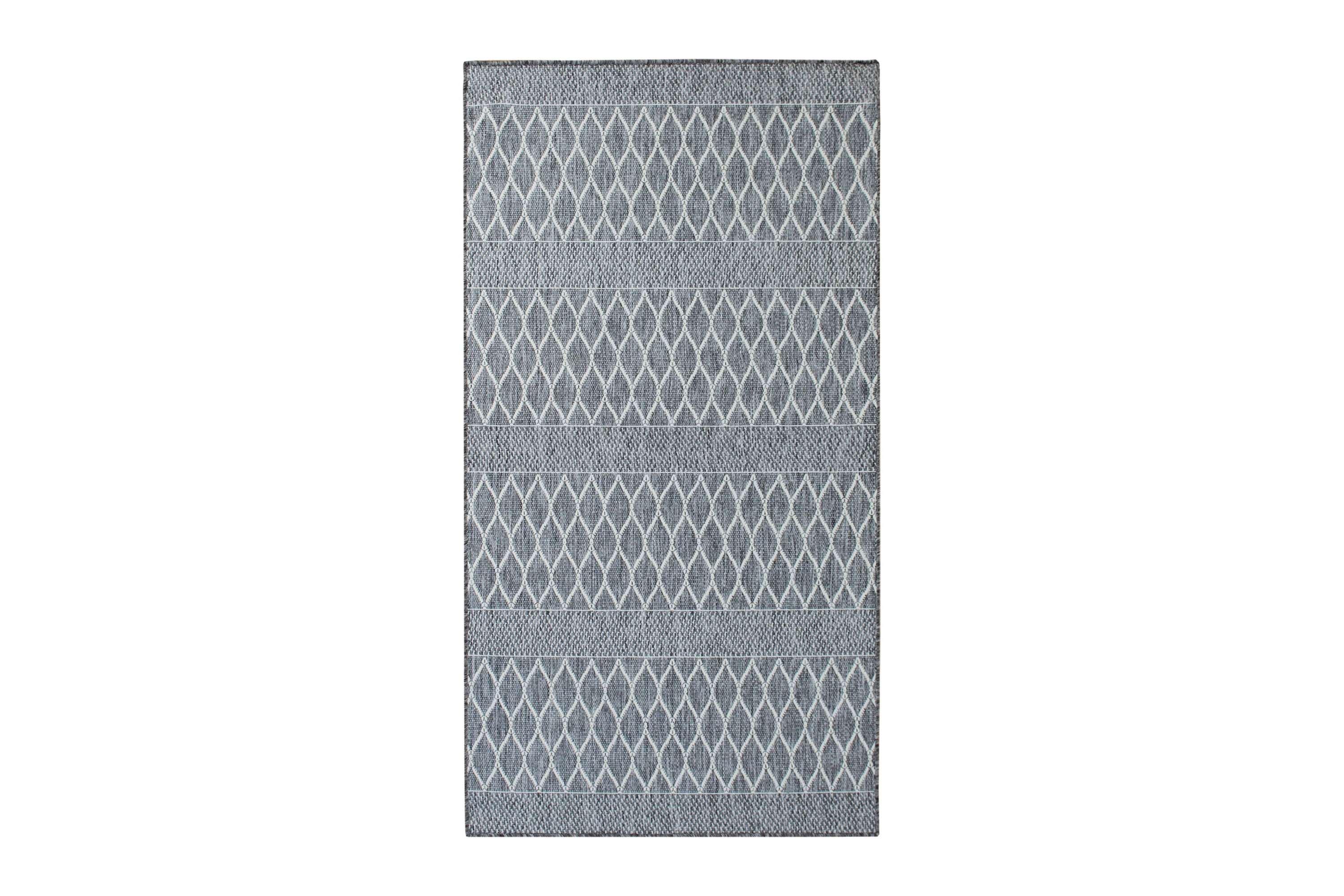 Madrid Bell Flatvävd Matta 80x150 GråVit