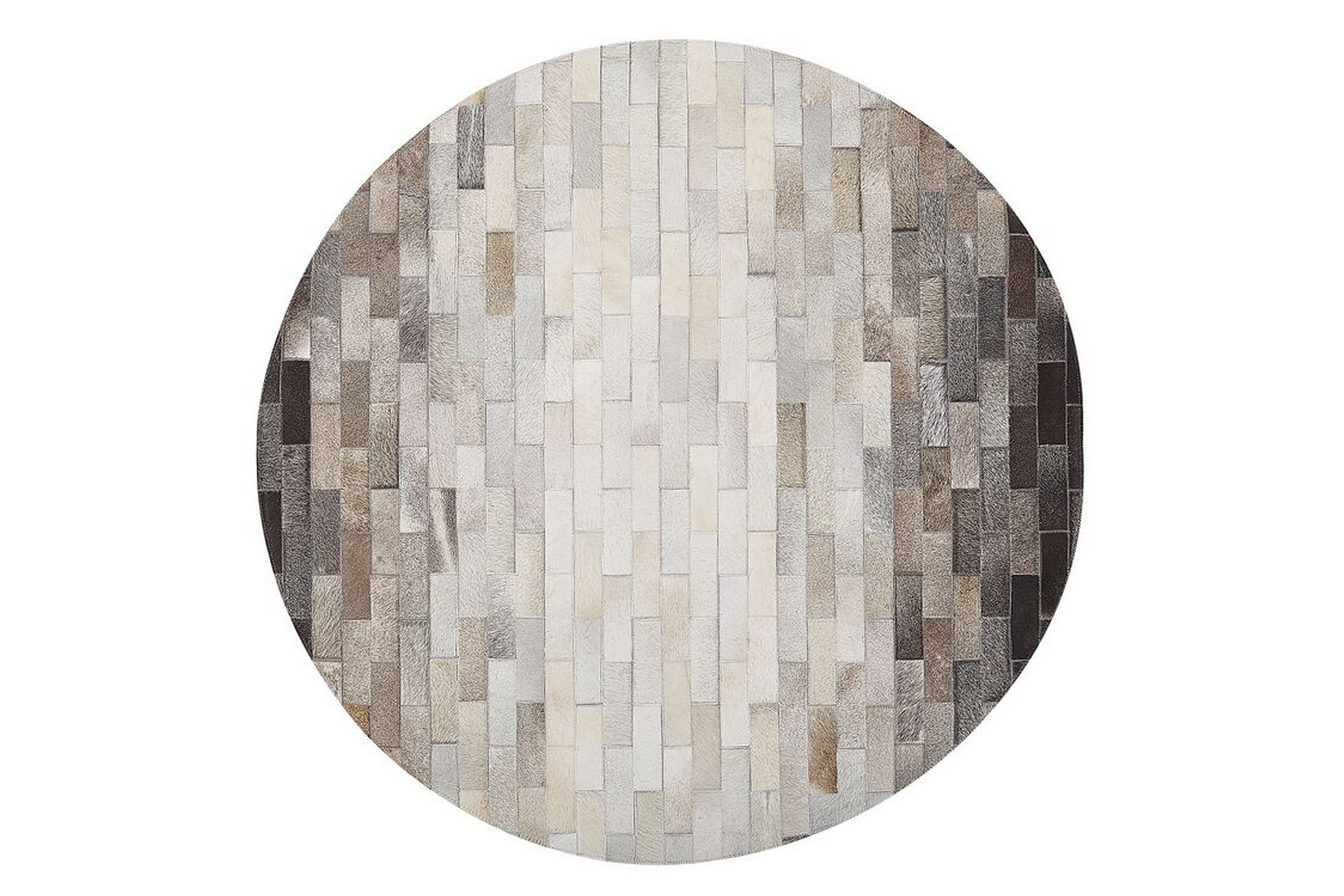 matta makunda 140 cm rund - brun/beige