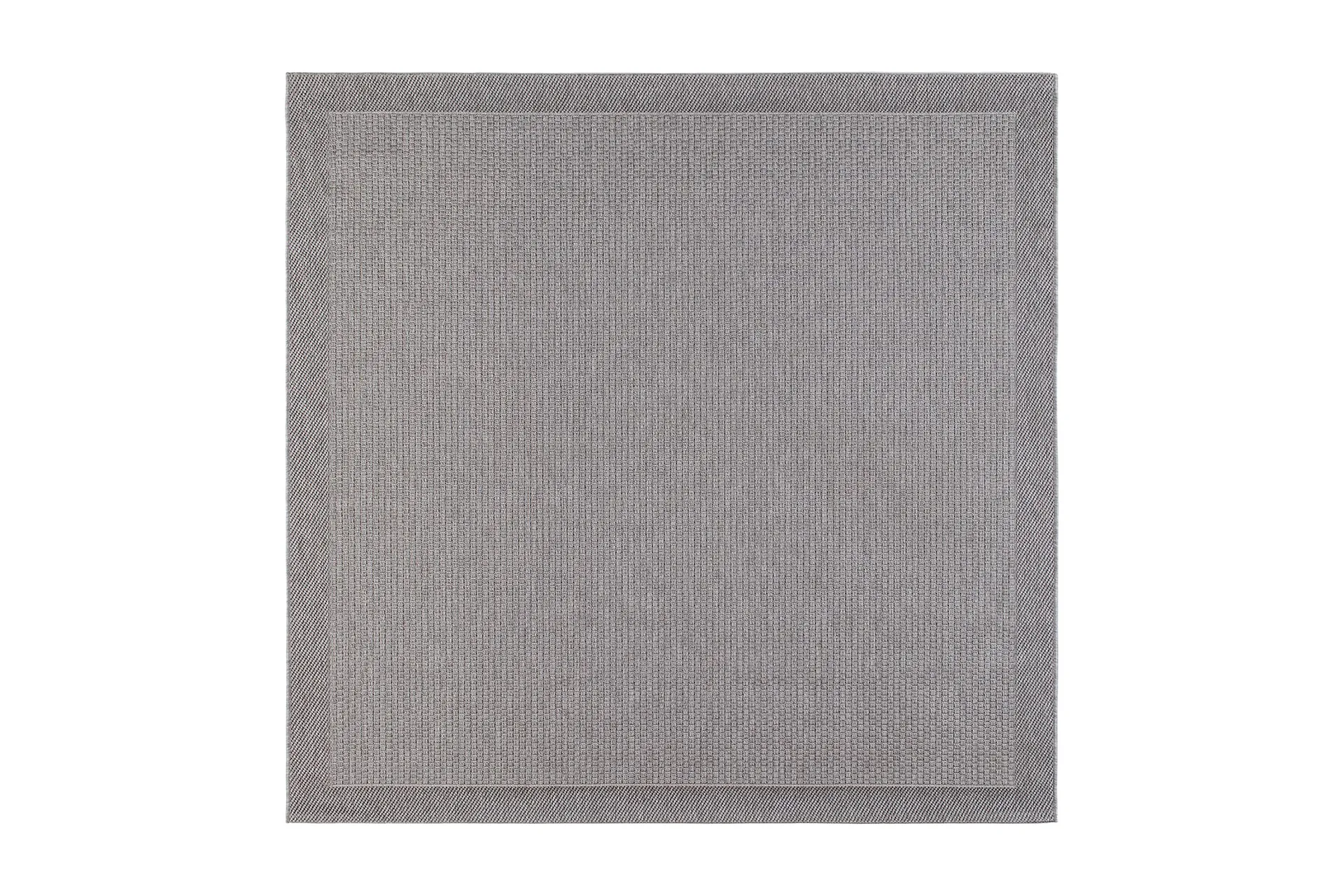 Miami Flatv&auml;vd Matta Fyrkantig 200x200 cm - Gr&aring;